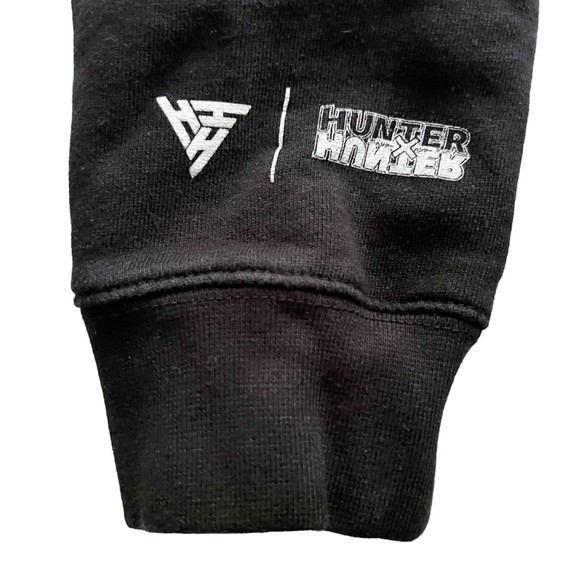 Hypland Hunter X Hunter Mens Black Hoodie Medium M Pullover Sweatshirt HXH Anime - Picture 6 of 12